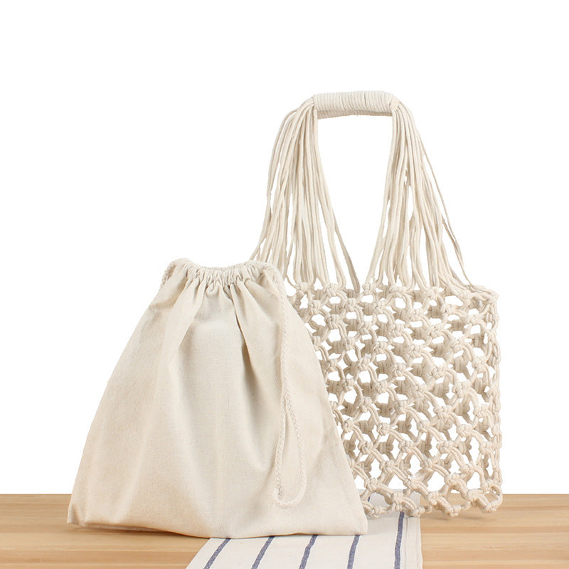 Sustainable Shoulder Bag with Practical Drawstring Opening Bowlift