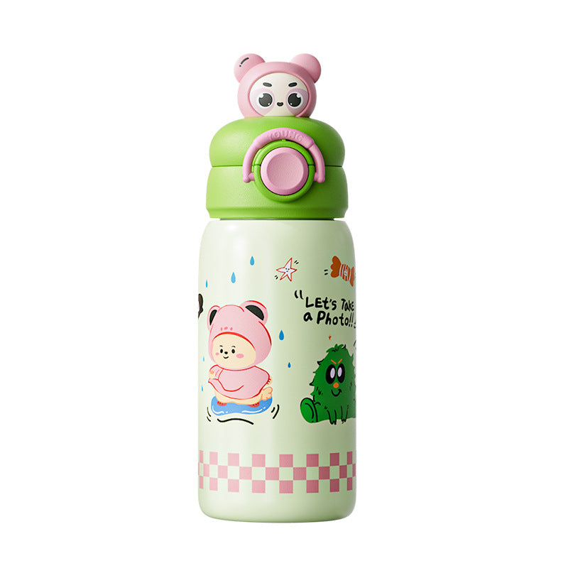 Women's insulated children's drinking bottle with cute animal design Bowlift