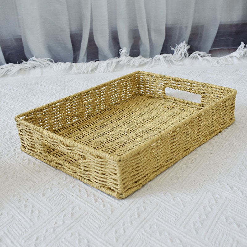 Elegant Woven Storage Tray Bowlift