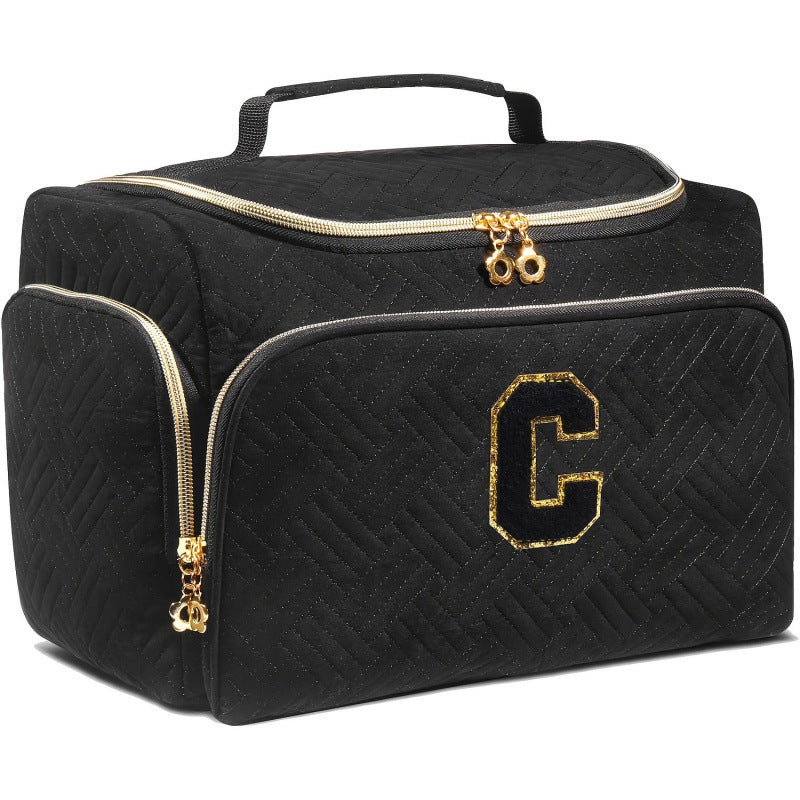 Cosmetic Organizer Bag with Multi-functional Interior Layout Bowlift