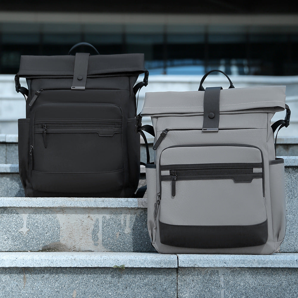 Elegant Multifunctional Backpack with Insulated Laptop Compartment Bowlift
