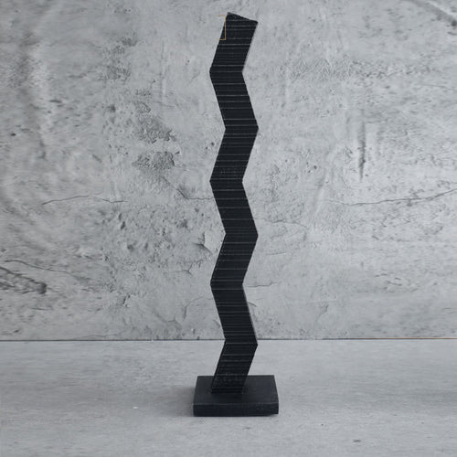 Abstract Zigzag Decorative Sculpture