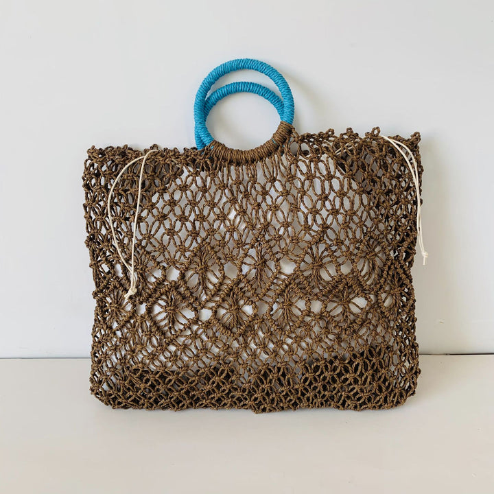Handmade Macramé Beach Bag Bowlift