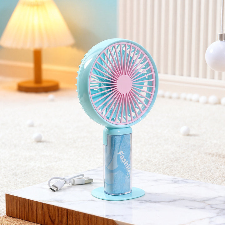 Women's Portable Battery-Powered Fan with Stylish Design Bowlift