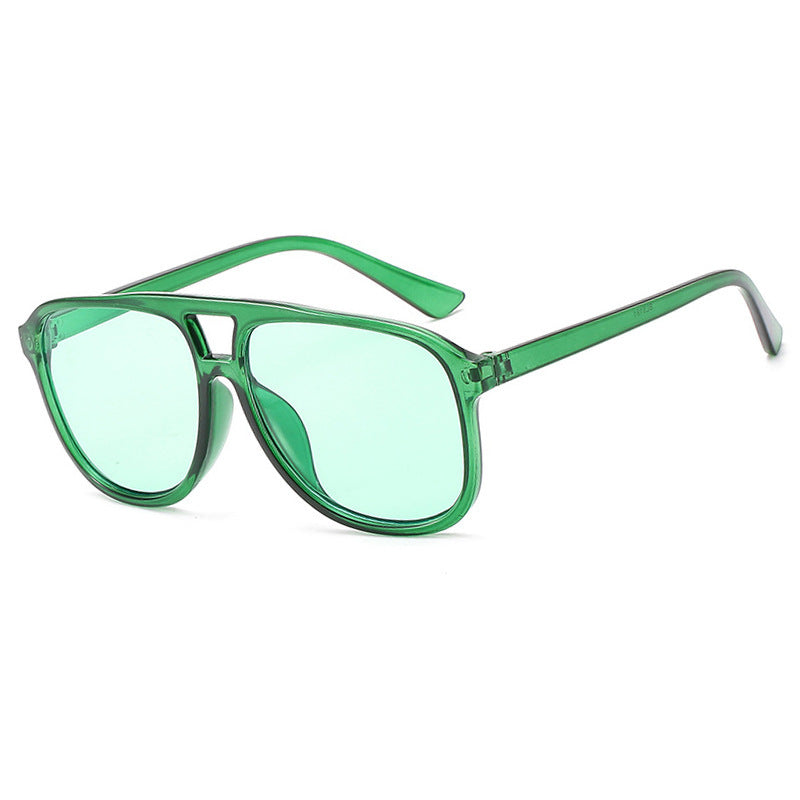 Women's fashionable sunglasses in transparent design with colored lenses Bowlift
