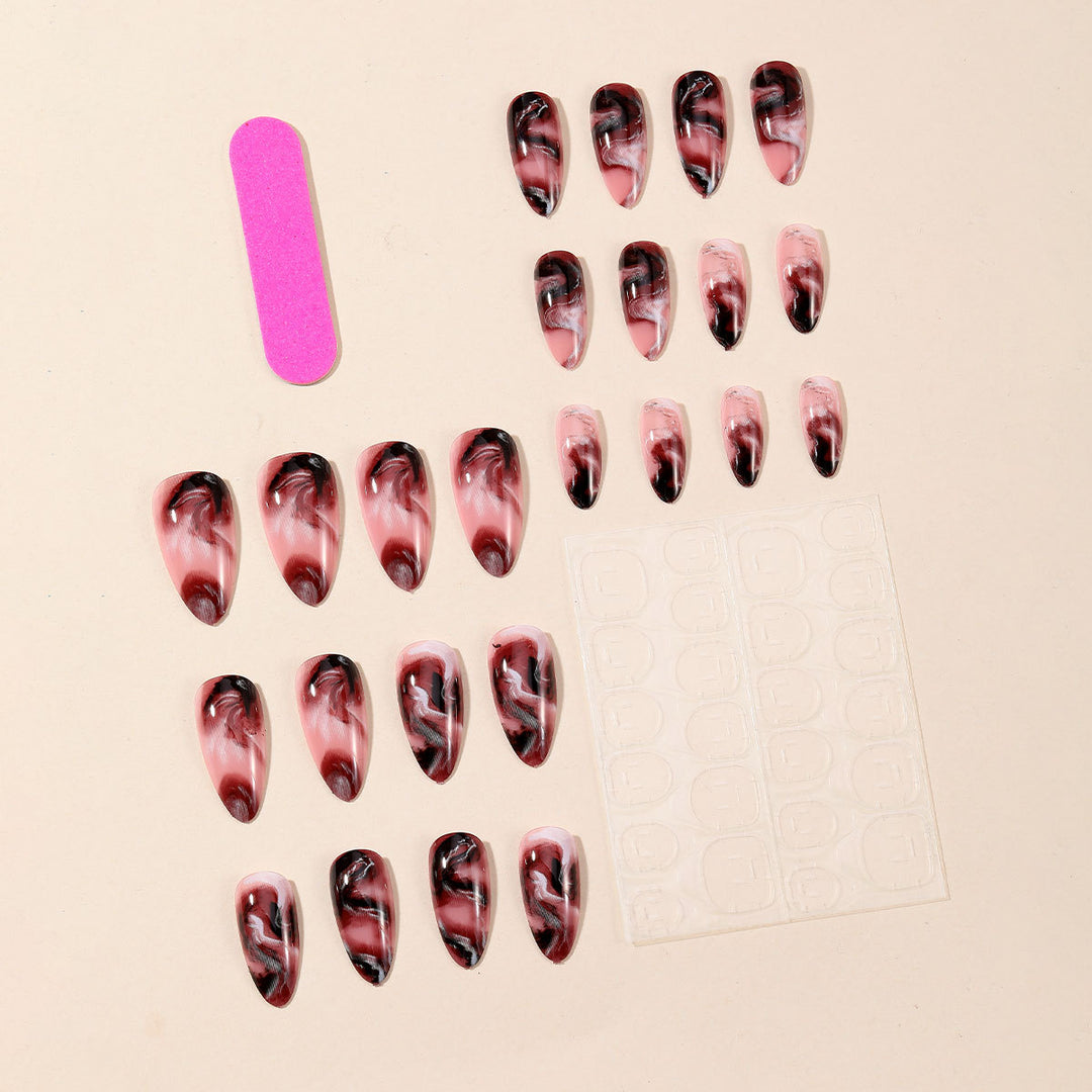 Artistic Gel Nail Design Bowlift