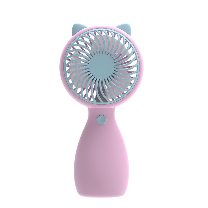 Cat-Ear Design Portable Handheld Fan Bowlift