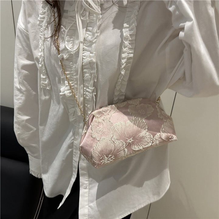 Floral Embellished Evening Clutch Bowlift