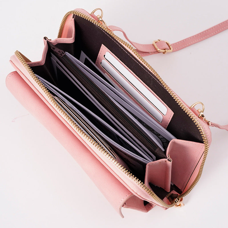 Handbag with multifunctional compartments and removable shoulder strap Bowlift