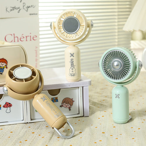 Women's Portable Hand Fan with Cute Animal Design Bowlift