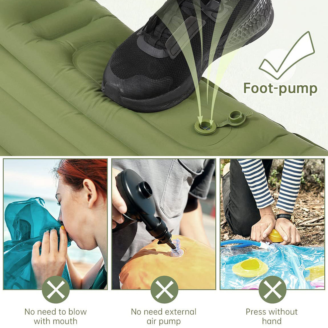 Compact and Comfortable Camping Sleeping Pad Bowlift