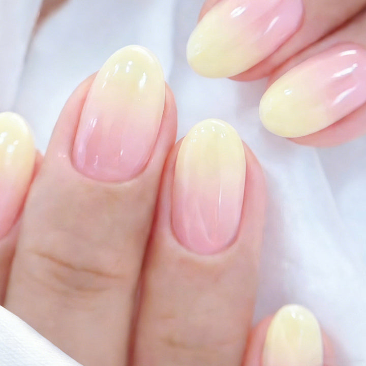 Ombre Stiletto Press-On Nail Art Bowlift