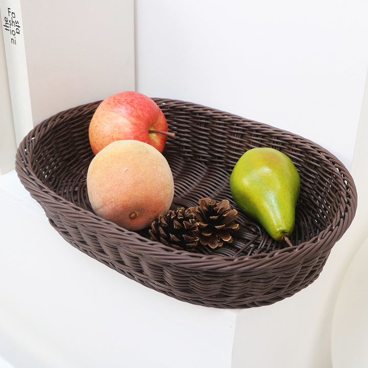 Handcrafted fruit basket made of woven material Bowlift