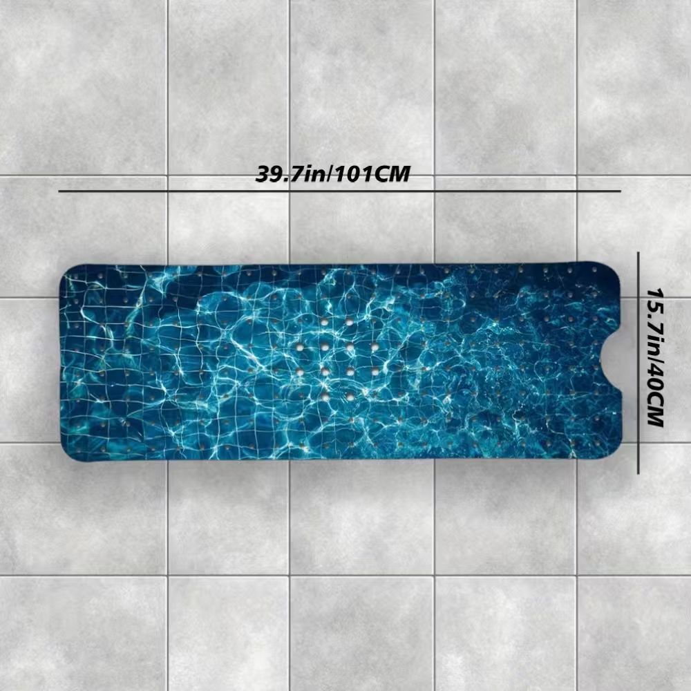 Decorative Ocean Shell Bath Mat Bowlift