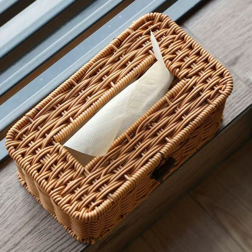 Handcrafted Wicker Storage Box Bowlift