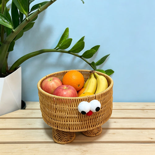 Women Playful Storage Basket with Animal Motif Bowlift