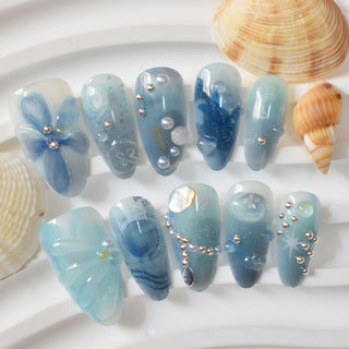 Decorative Themed Press-On Nail Art Set Bowlift