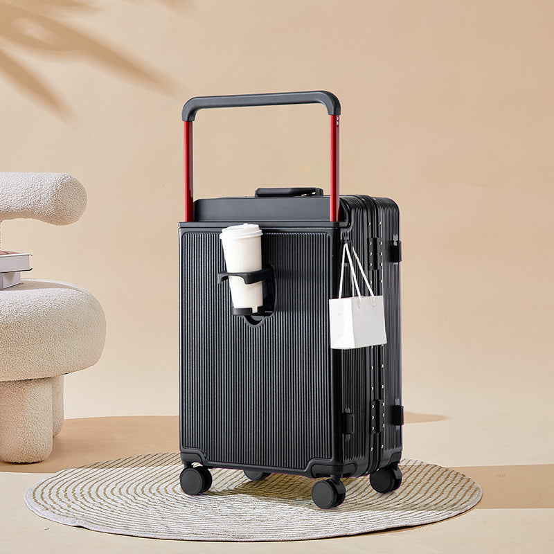 Compact Rolling Cabin Suitcase Bowlift