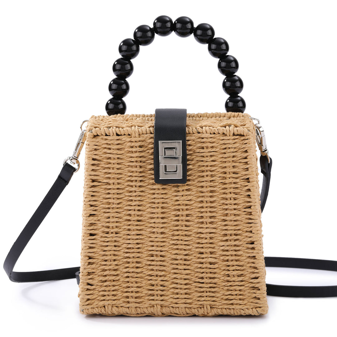 Women's Designer Basket Bag with Unique Grip Bowlift