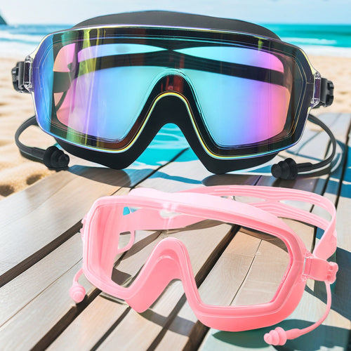 Diving mask with flexible silicone edge Bowlift