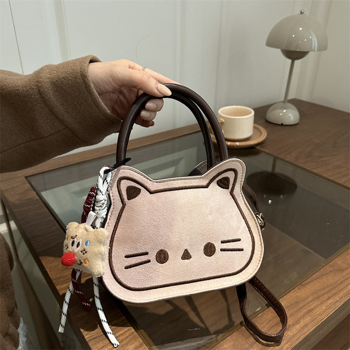 Cute Cat-Shaped Handbag Bowlift