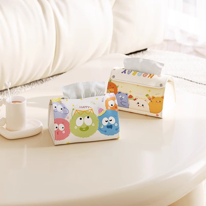 Decorative Dog-Themed Tissue Box Holder Bowlift