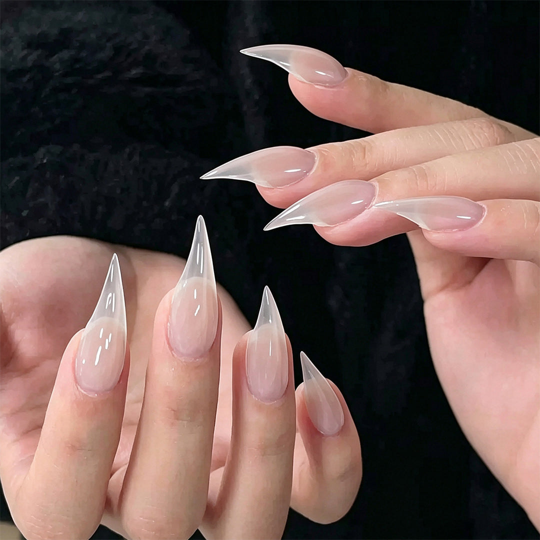 Stiletto Acrylic Nail Art Extensions Bowlift
