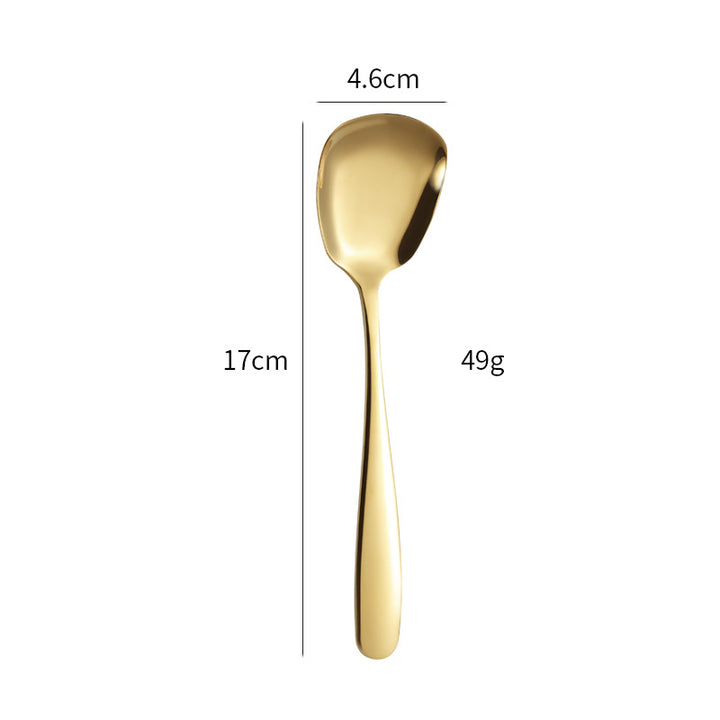 Elegant dessert spoon with ergonomic design Bowlift