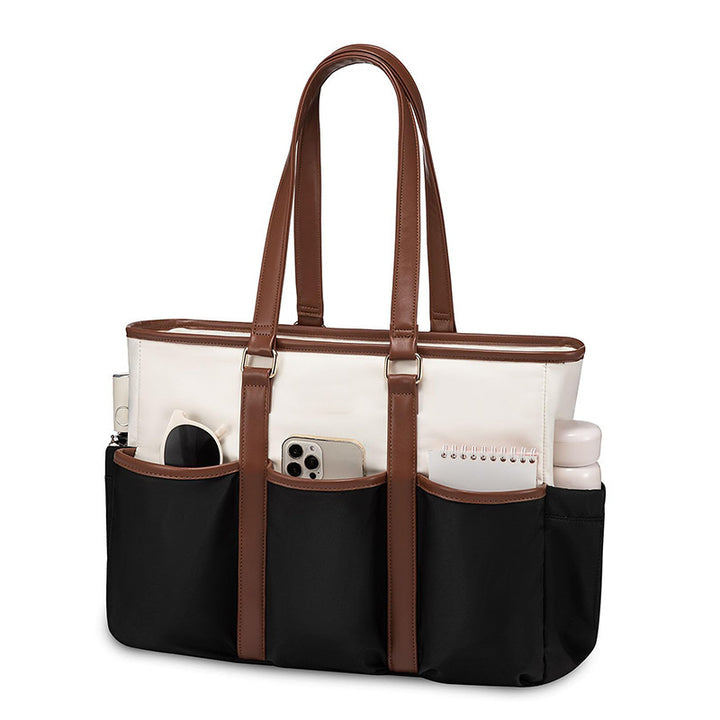 Organizer Handbag with Practical Exterior Pockets Bowlift