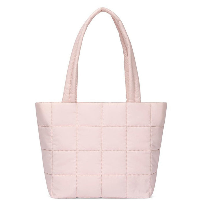 Padded tote bag with innovative quilting Bowlift