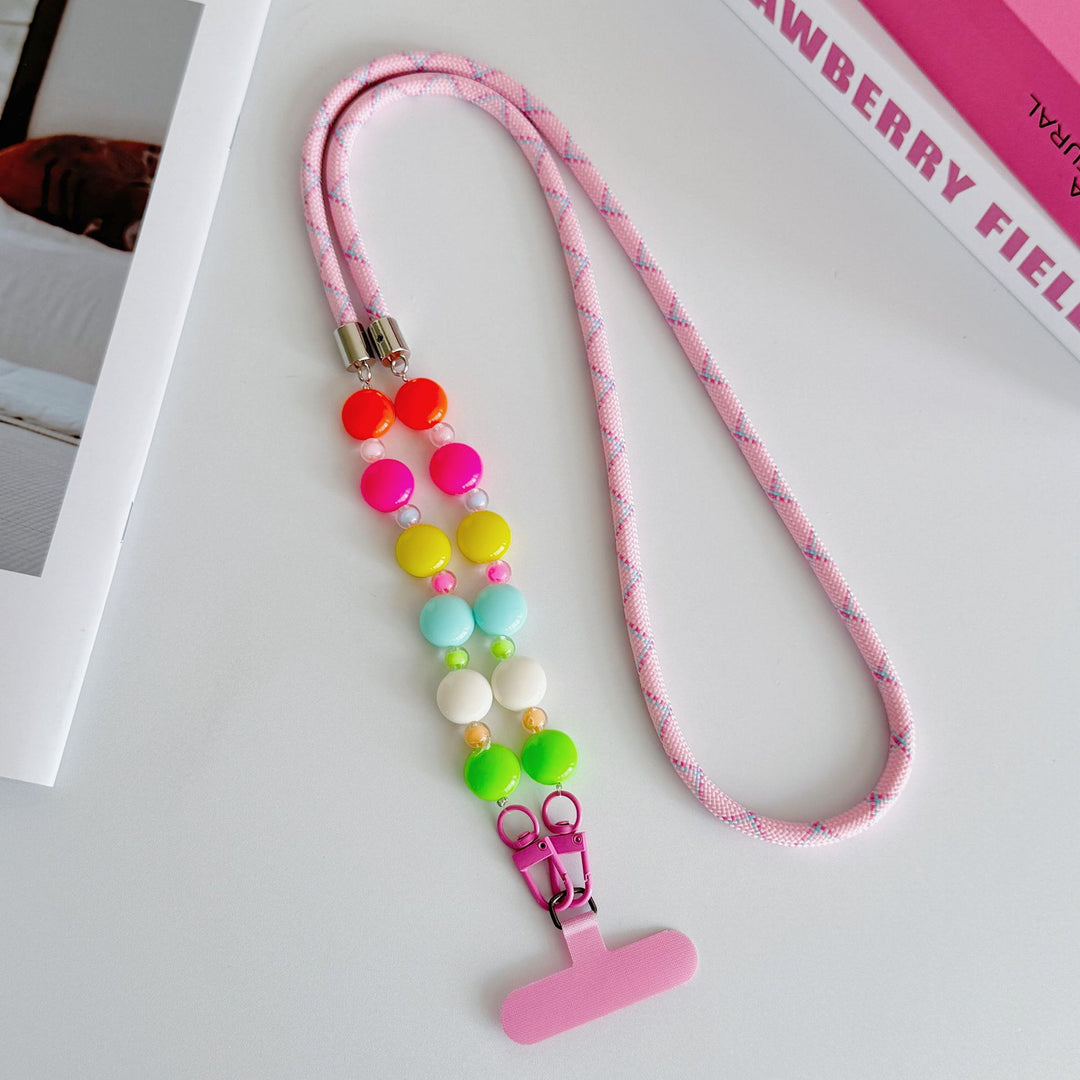 Phone chain with colorful beads Bowlift