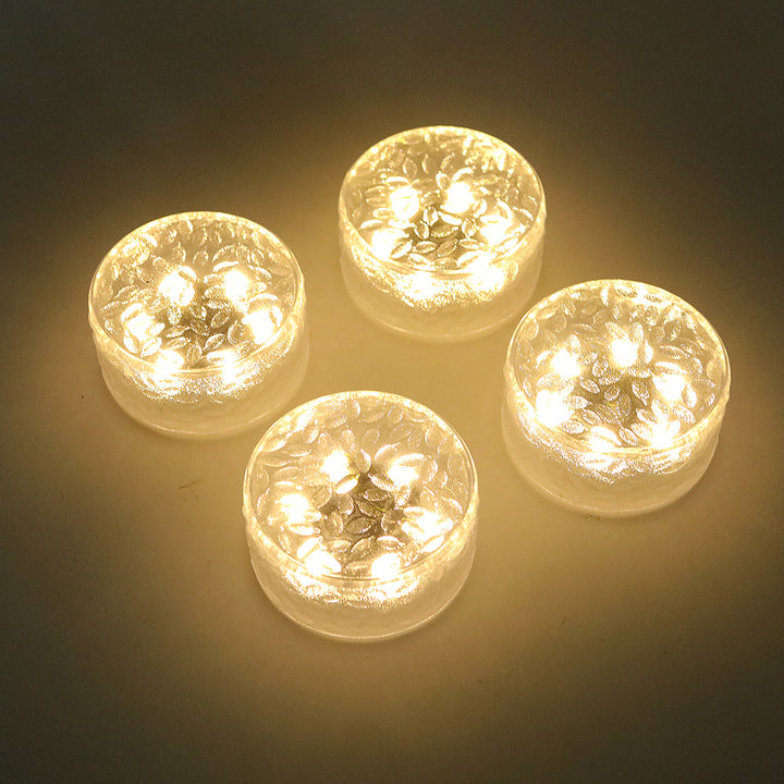 Frosted Glass In-Ground Solar Pathway LED Lights Bowlift