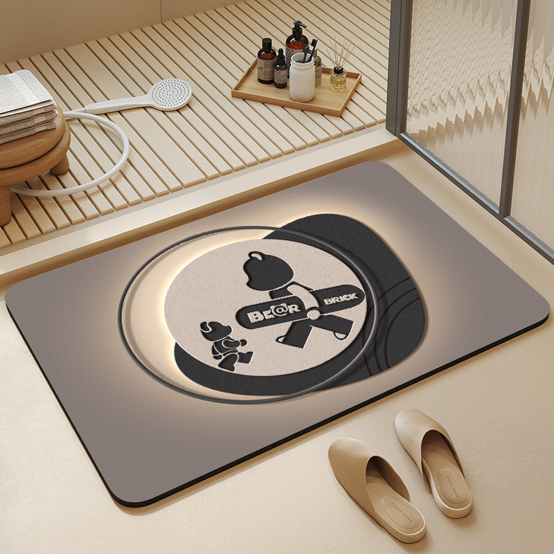 Cozy Comfort Bathroom Mat Bowlift