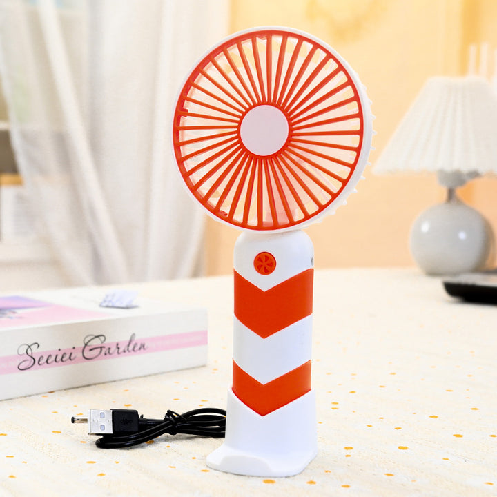 Women Portable Hand Fan with Flexible Stand and Powerful Battery Bowlift