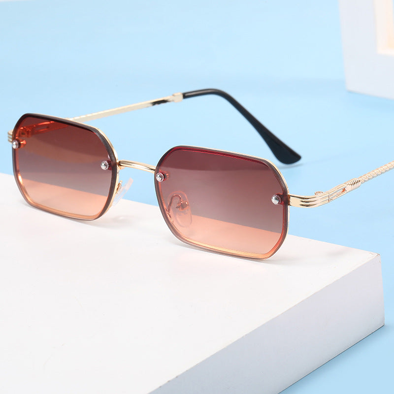 Women's stylish octagonal sunglasses with luxurious metal frame Bowlift