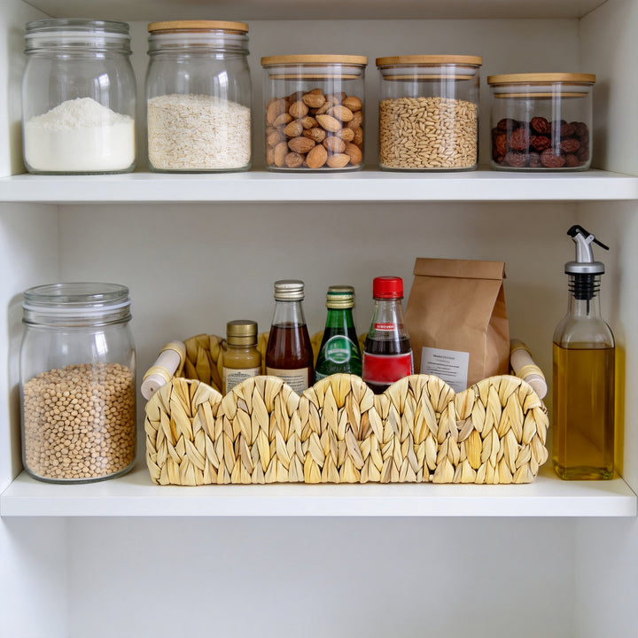Decorative Woven Storage Tray Bowlift