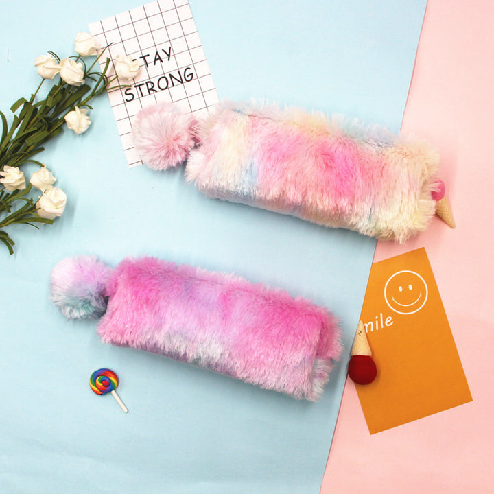 Plush Fluffy Pencil Case Bowlift