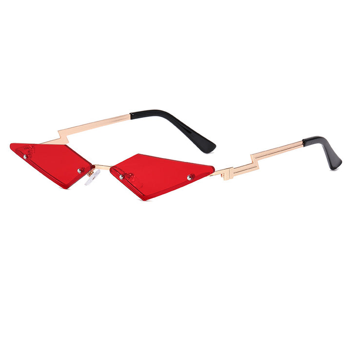 Women's geometric designer sunglasses with innovative frame Bowlift