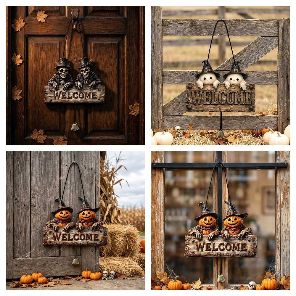 Creepy Welcome Sign Decor Bowlift