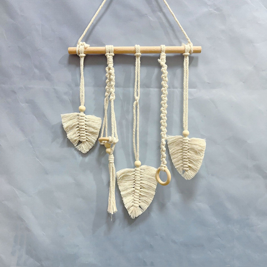 Decorative Macrame Leaf Wall Hanging Bowlift