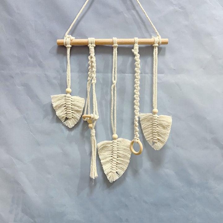 Decorative Macrame Leaf Wall Hanging Bowlift