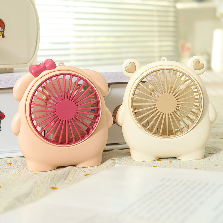 Portable Mini Hand Fan with Fun Design Bowlift