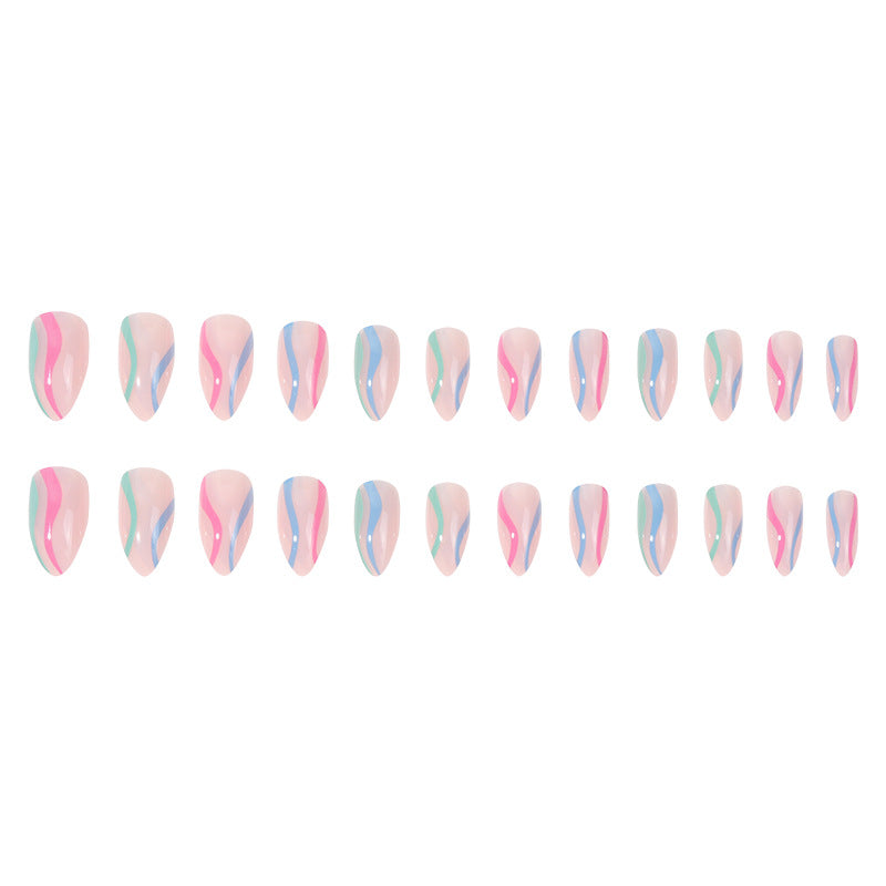 Artistic Abstract Pattern Nail Art Bowlift