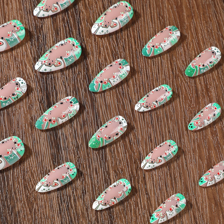 Artificial nail tips in creative design Bowlift