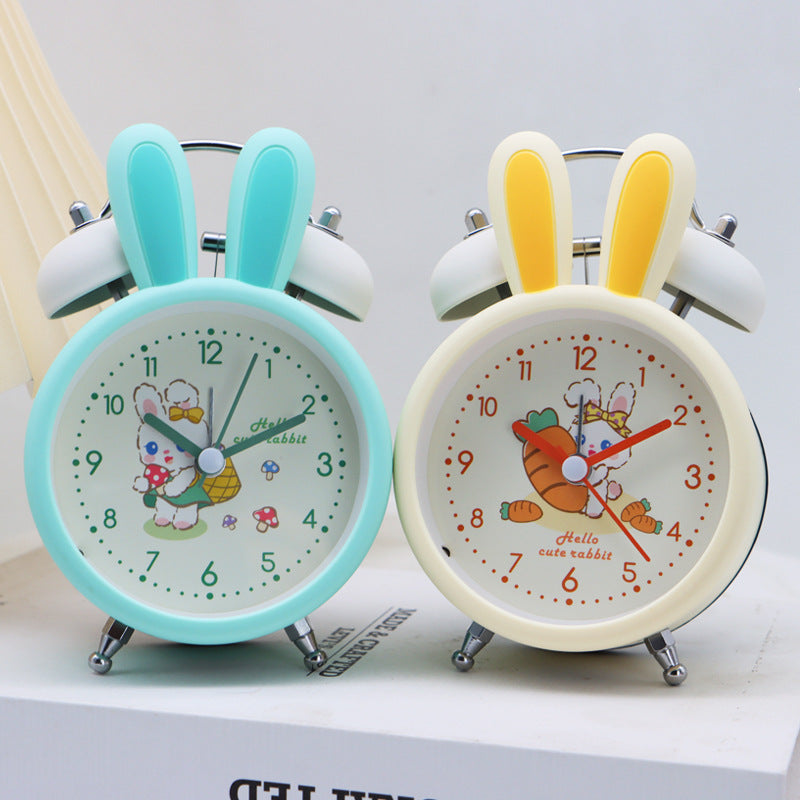 Children's alarm clock in cute rabbit design Bowlift