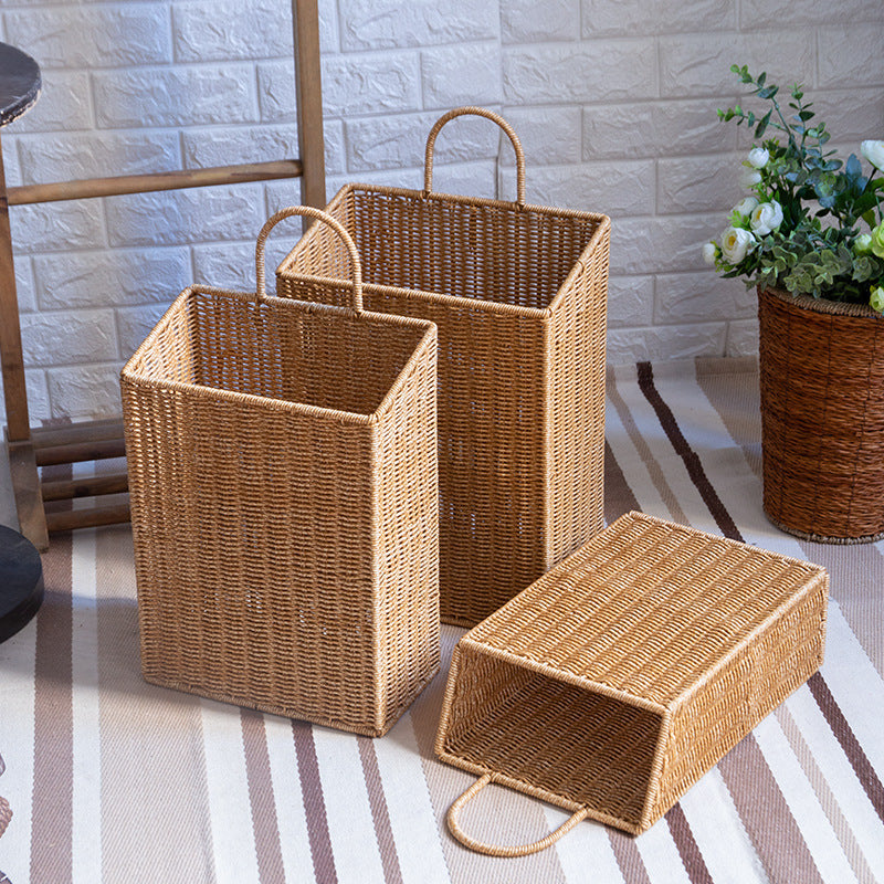 Unisex storage basket with practical carrying handle Bowlift