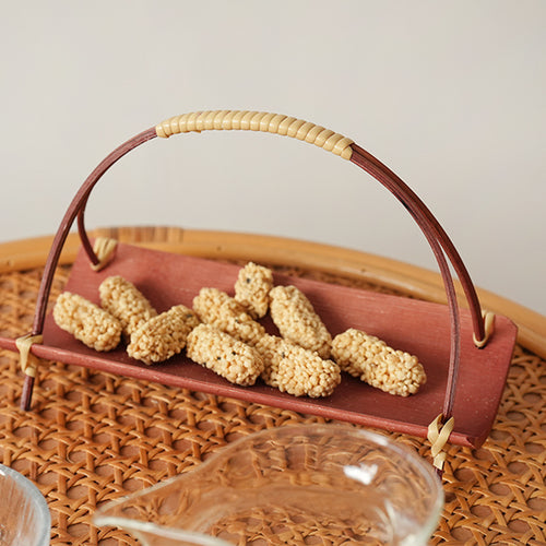 Women's Handmade Bamboo Carry Basket Bowlift