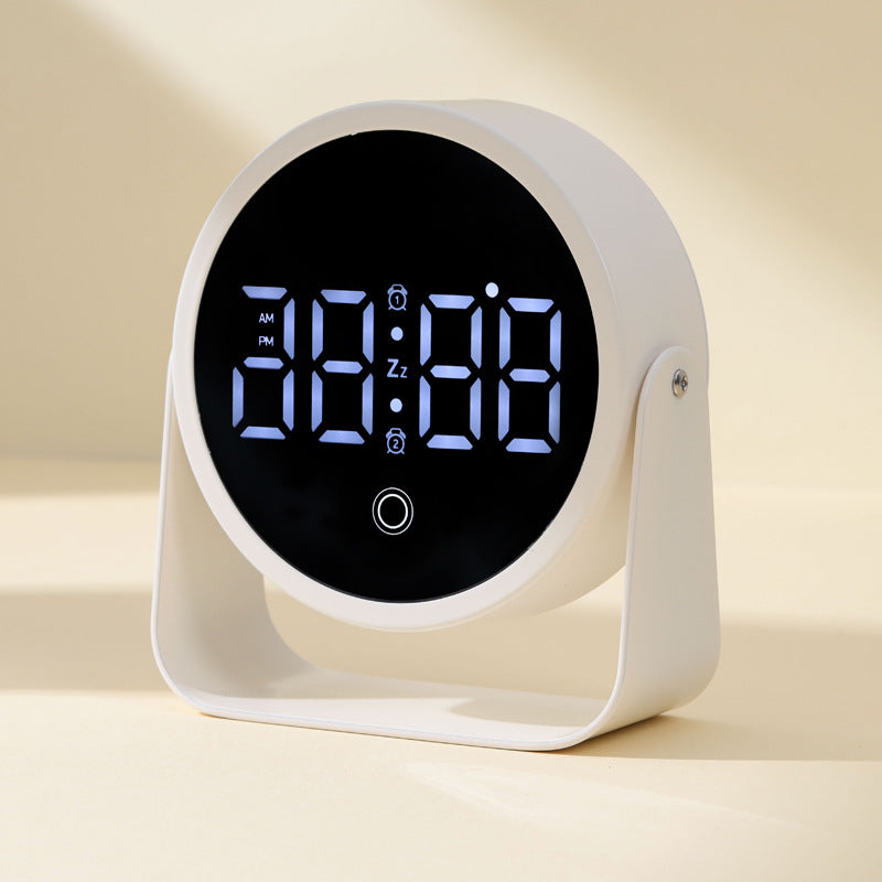 Digital LED Alarm Clock with Touch Snooze and Adjustable Stand Bowlift