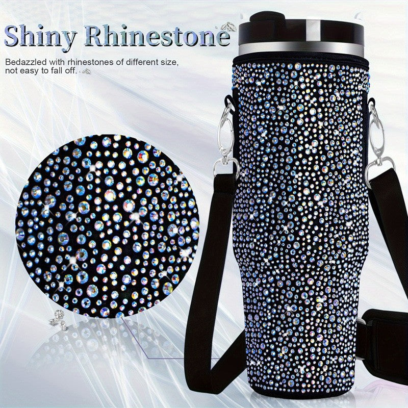 Ladies Glittering Insulated Bottle Case Bowlift
