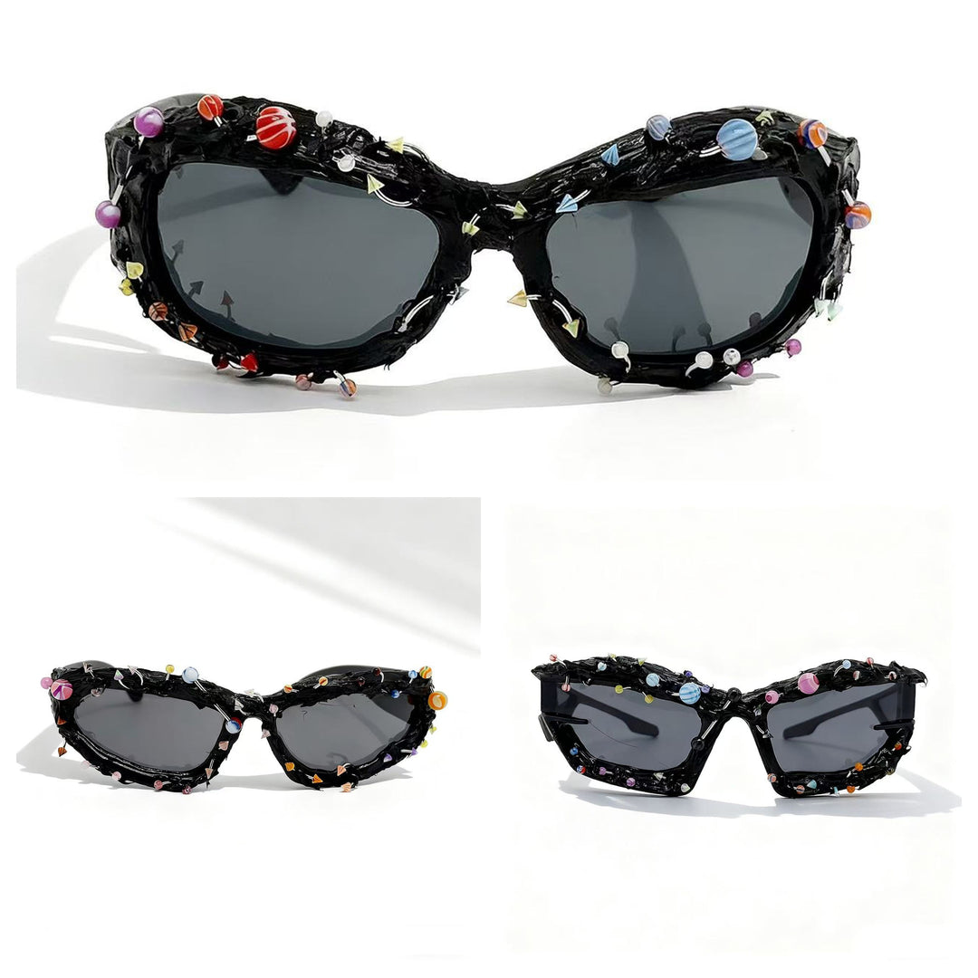 Ladies sunglasses with creative decor and distinctive frame Bowlift
